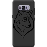 Чорний чохол BoxFace Samsung Galaxy S8 (G950) Wolf