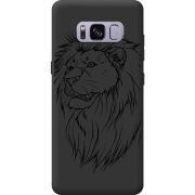 Чорний чохол BoxFace Samsung Galaxy S8 (G950) Lion