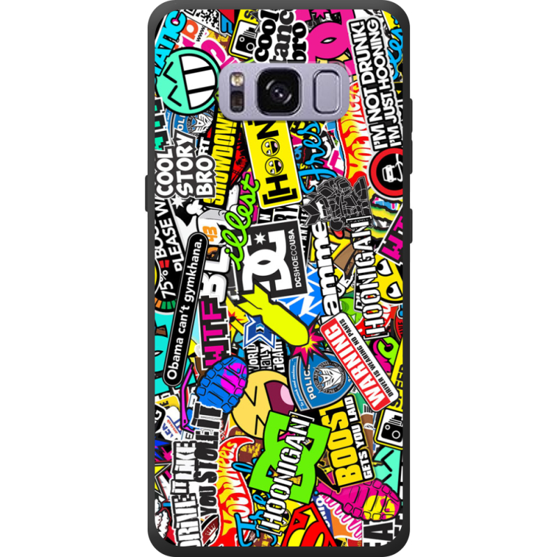 Чехол Uprint Samsung G950 Galaxy S8 Multicolored Inscriptions