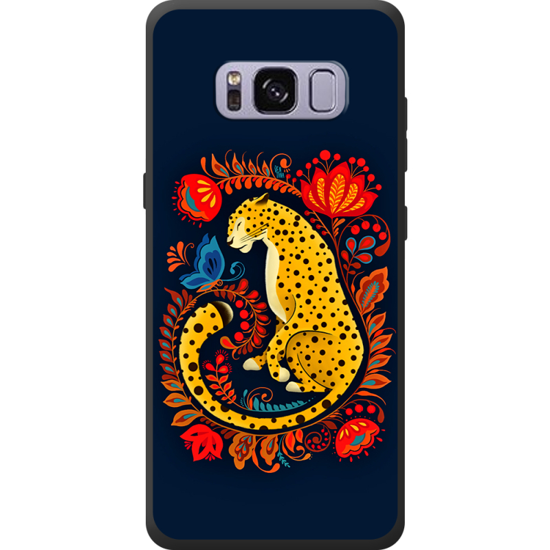 Чехол Uprint Samsung G950 Galaxy S8 Petrykivka Leopard