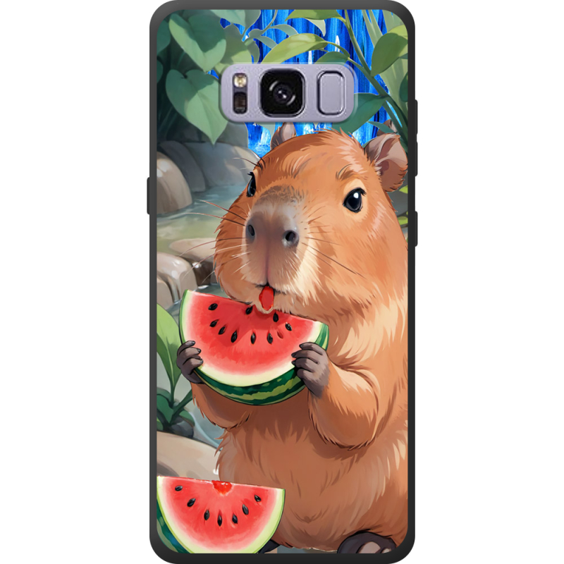 Чехол Uprint Samsung G950 Galaxy S8 Капібара з кавуном
