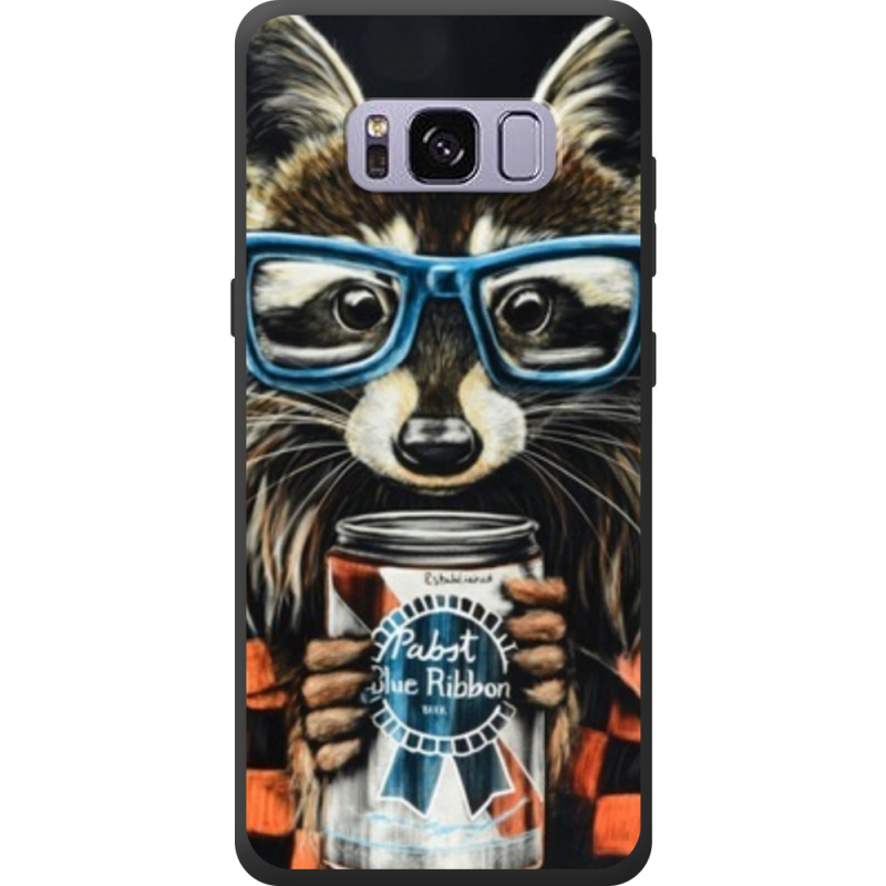 Чехол Uprint Samsung G950 Galaxy S8 Енот с банкой