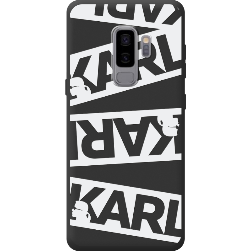 Чорний чохол BoxFace Samsung Galaxy S9 Plus (G965) White Karl