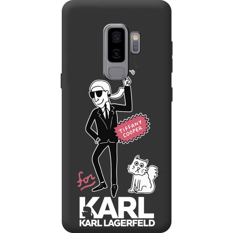 Чорний чохол BoxFace Samsung Galaxy S9 Plus (G965) For Karl