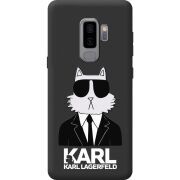 Чорний чохол BoxFace Samsung Galaxy S9 Plus (G965) Cat in Black
