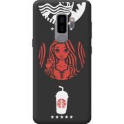 Чорний чохол BoxFace Samsung Galaxy S9 Plus (G965) RedWhite Coffee