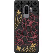 Чорний чохол BoxFace Samsung Galaxy S9 Plus (G965) FranceFlowers