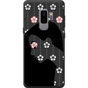 Чорний чохол BoxFace Samsung Galaxy S9 Plus (G965) Flower Hair