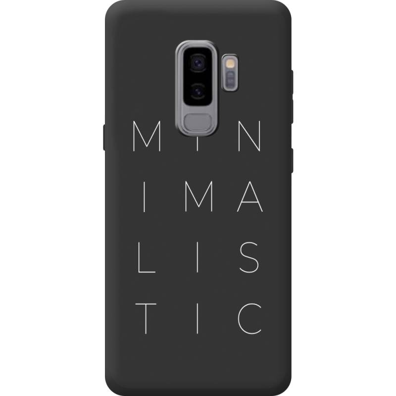 Чорний чохол BoxFace Samsung Galaxy S9 Plus (G965) Minimalistic