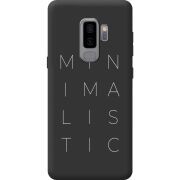 Чорний чохол BoxFace Samsung Galaxy S9 Plus (G965) Minimalistic