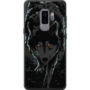 Чорний чохол BoxFace Samsung Galaxy S9 Plus (G965) Wolf