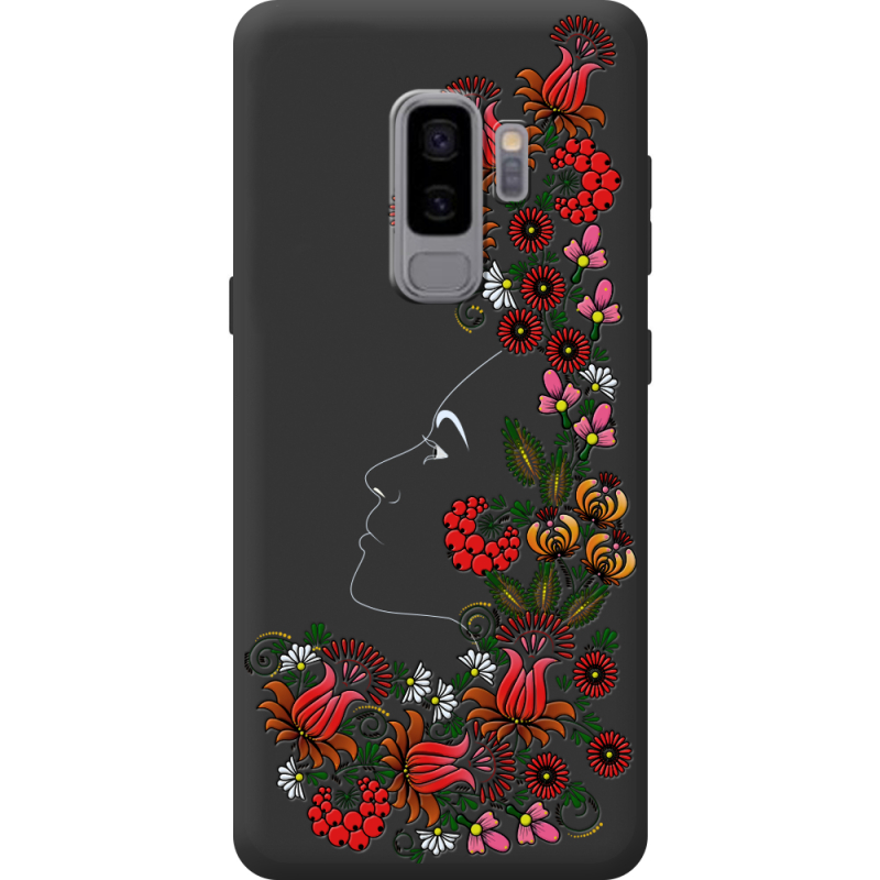 Чорний чохол BoxFace Samsung Galaxy S9 Plus (G965) 3D Ukrainian Muse
