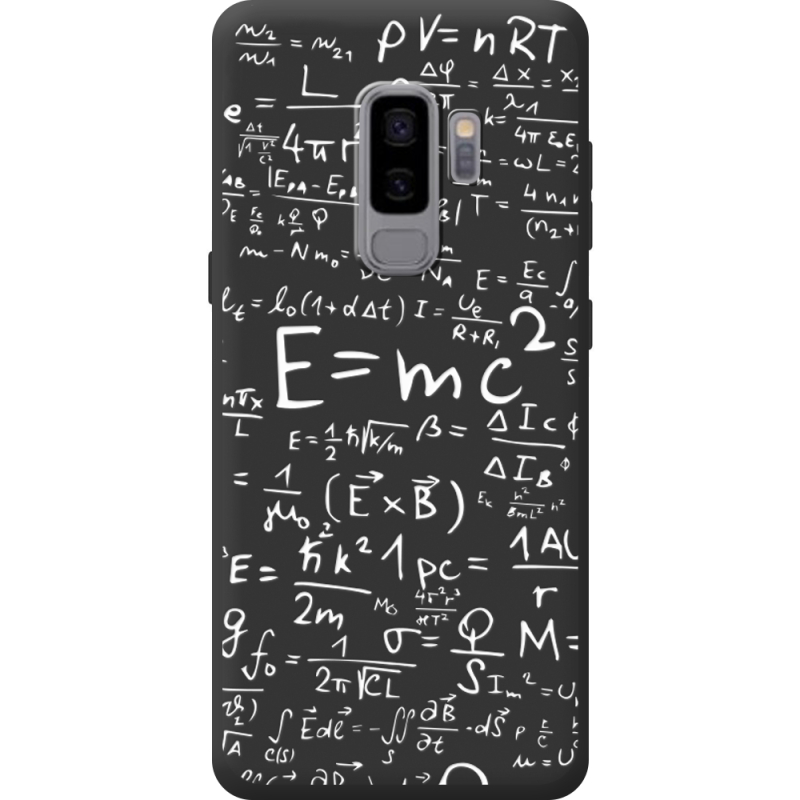 Чорний чохол BoxFace Samsung Galaxy S9 Plus (G965) E=mc2