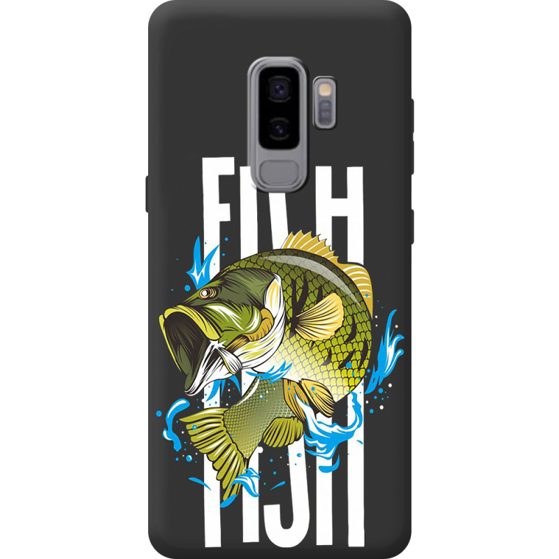 Чорний чохол BoxFace Samsung Galaxy S9 Plus (G965) Fish