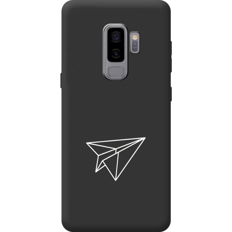 Чорний чохол BoxFace Samsung Galaxy S9 Plus (G965) Paper Plane