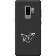 Чорний чохол BoxFace Samsung Galaxy S9 Plus (G965) Paper Plane