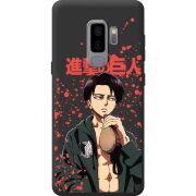 Чорний чохол BoxFace Samsung Galaxy S9 Plus (G965) Атака Титанов Леви
