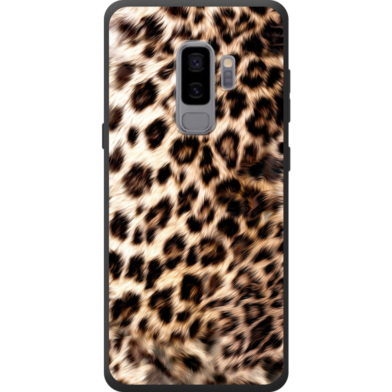 Чорний чохол BoxFace Samsung Galaxy S9 Plus (G965) Леопардовий