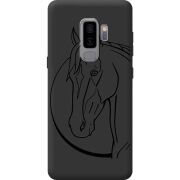 Чорний чохол BoxFace Samsung Galaxy S9 Plus (G965) Horse