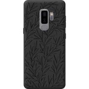 Чорний чохол BoxFace Samsung Galaxy S9 Plus (G965) Leaves