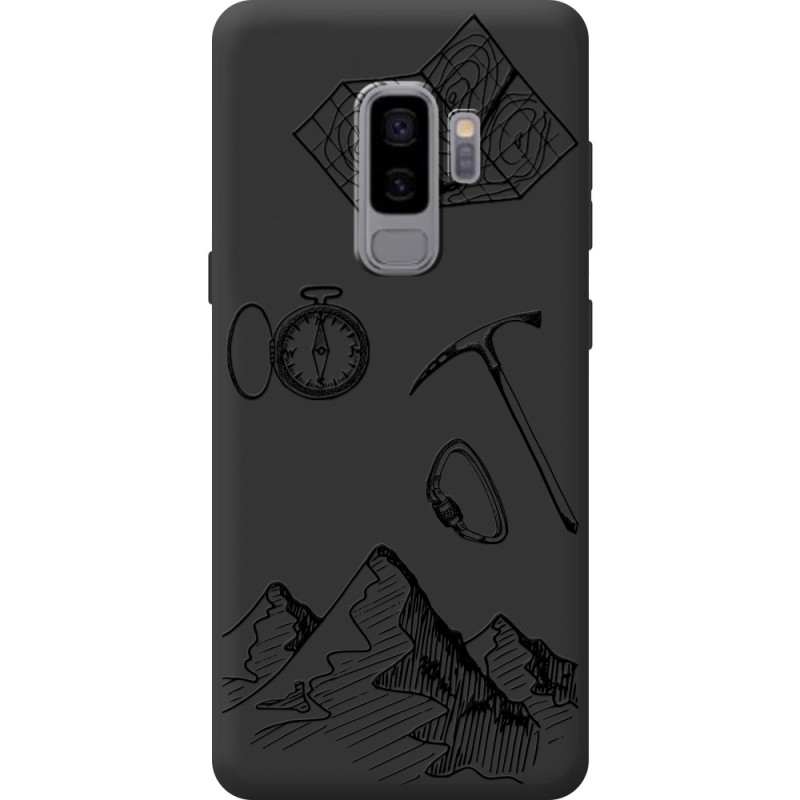 Чорний чохол BoxFace Samsung Galaxy S9 Plus (G965) Mountains