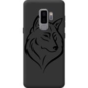 Чорний чохол BoxFace Samsung Galaxy S9 Plus (G965) Wolf