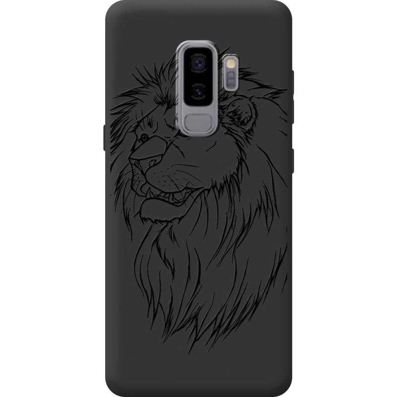 Чорний чохол BoxFace Samsung Galaxy S9 Plus (G965) Lion