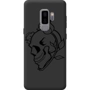 Чорний чохол BoxFace Samsung Galaxy S9 Plus (G965) Skull and Roses