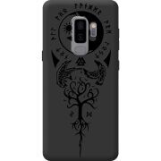 Чорний чохол BoxFace Samsung Galaxy S9 Plus (G965) Hugin and Munin