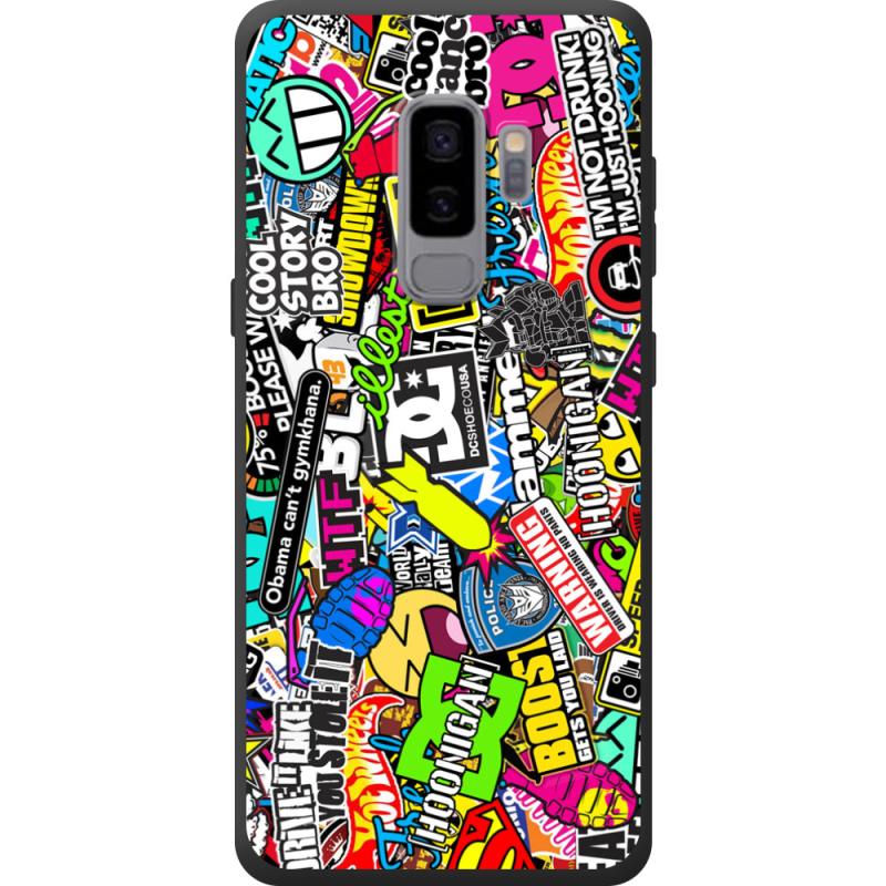Чехол Uprint Samsung G965 Galaxy S9 Plus Multicolored Inscriptions