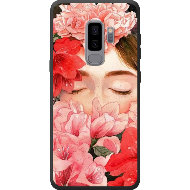 Чехол Uprint Samsung G965 Galaxy S9 Plus Girl in Flowers