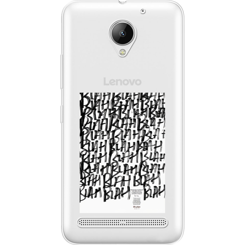Прозрачный чехол Uprint Lenovo C2 K10a40 / C2 Power Blah Blah