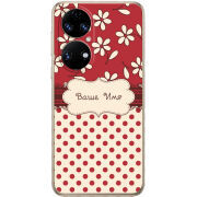 Чохол BoxFace Huawei P50 Именной Polka Dots