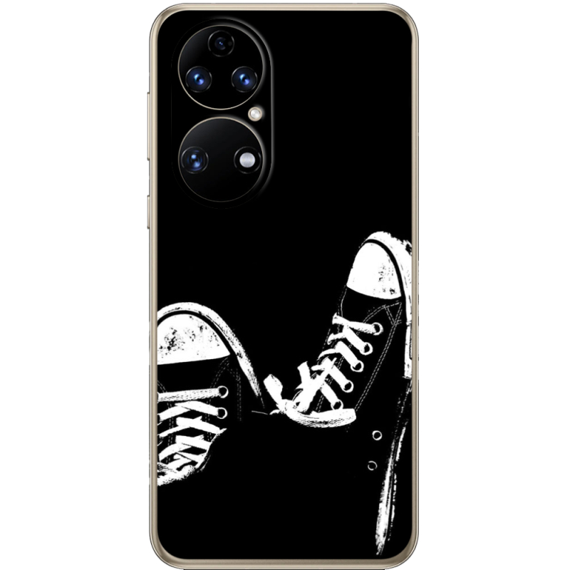 Чохол BoxFace Huawei P50 Black Sneakers