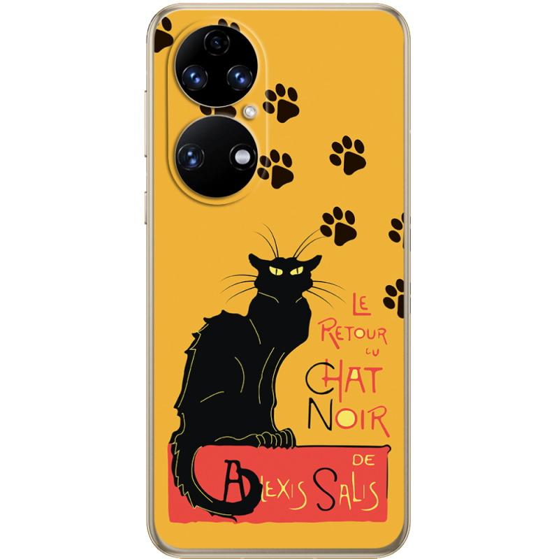 Чохол BoxFace Huawei P50 Noir Cat