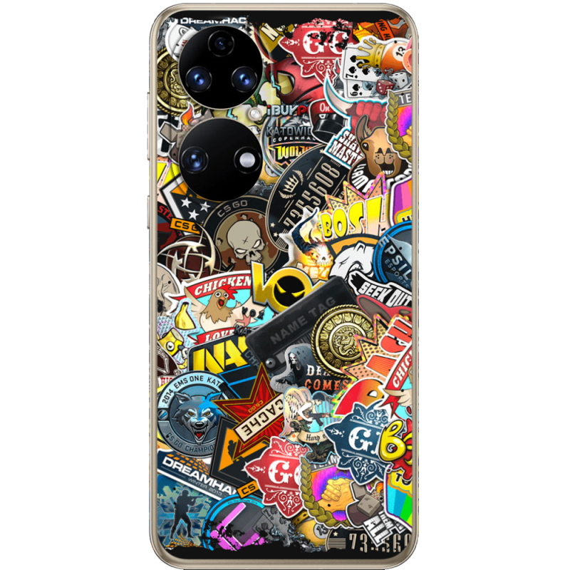 Чохол BoxFace Huawei P50 CS:Go Stickerbombing