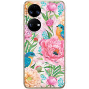 Чохол BoxFace Huawei P50 Birds in Flowers