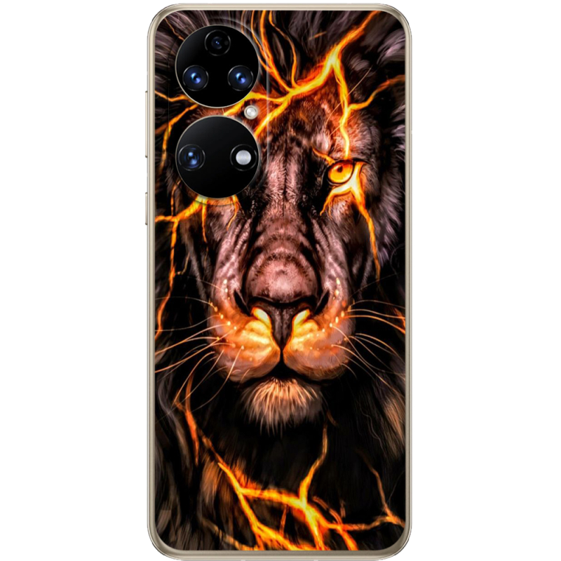 Чохол BoxFace Huawei P50 Fire Lion