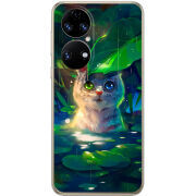Чохол BoxFace Huawei P50 White Tiger Cub