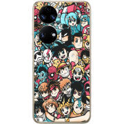 Чохол BoxFace Huawei P50 Anime Stickers