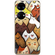 Чохол BoxFace Huawei P50 Sleepy Cats