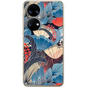 Чохол BoxFace Huawei P50 Blue Herb