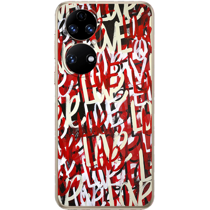 Чохол BoxFace Huawei P50 Love Graffiti