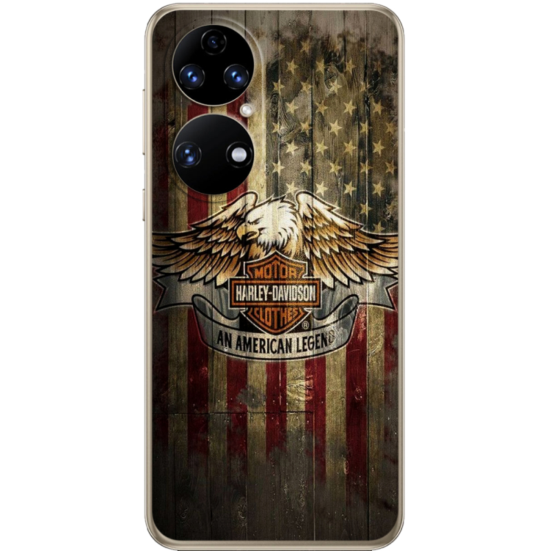 Чохол BoxFace Huawei P50 Harley An American Legend