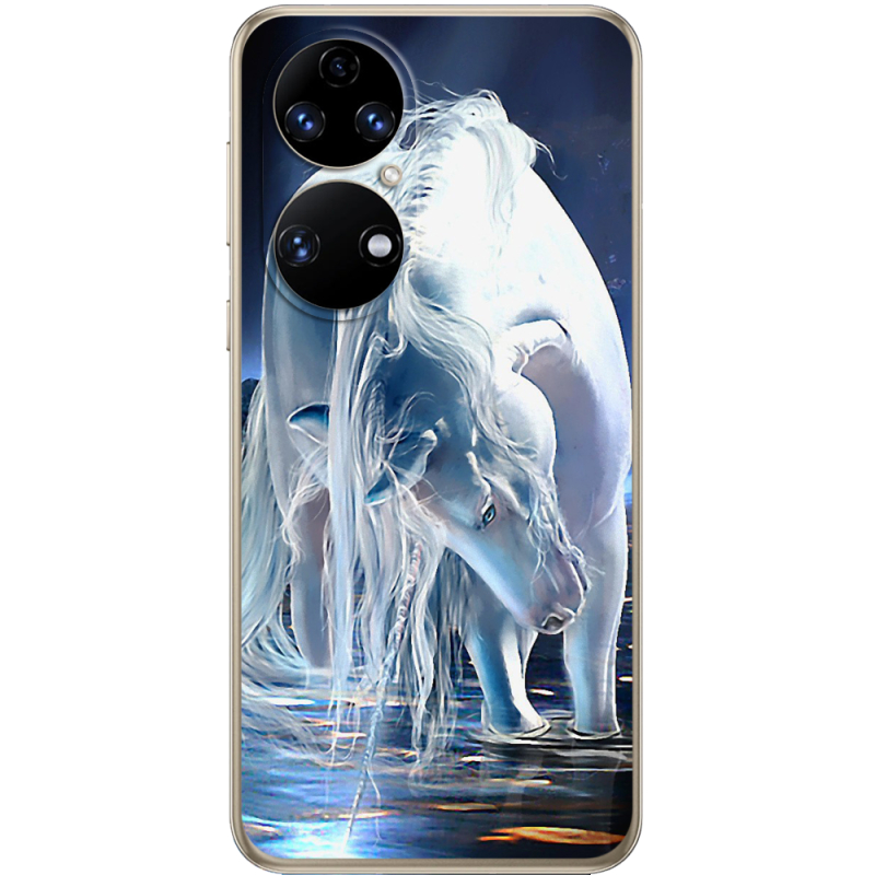 Чохол BoxFace Huawei P50 White Horse