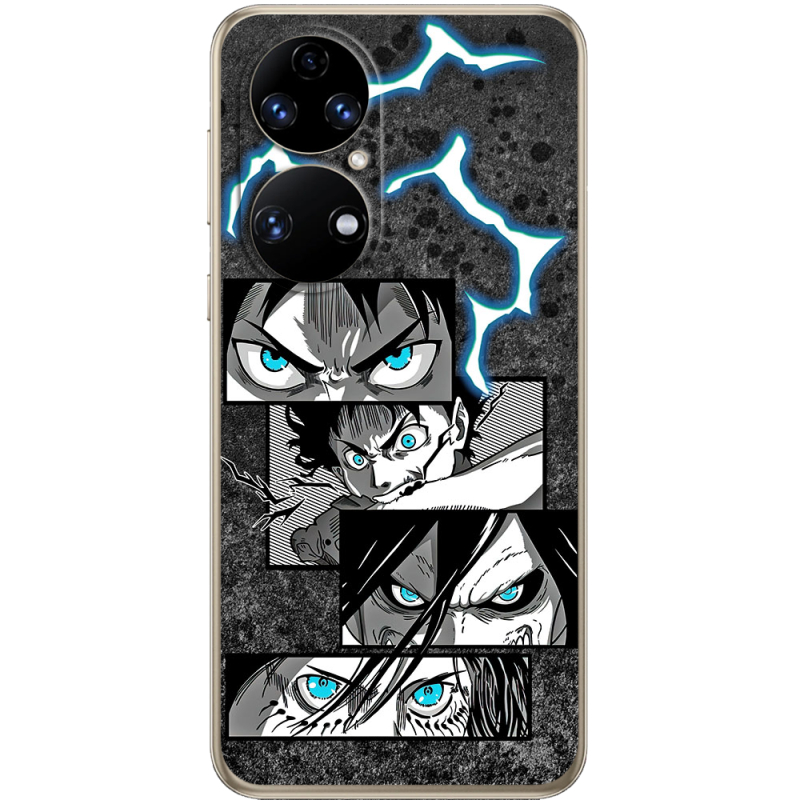 Чохол BoxFace Huawei P50 Eren Yeager Transformation