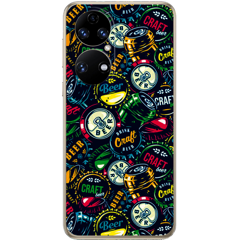 Чохол BoxFace Huawei P50 Bottle Caps