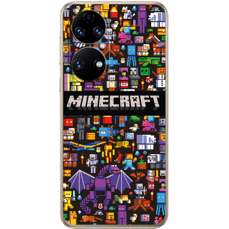 Чохол BoxFace Huawei P50 Minecraft Mobbery