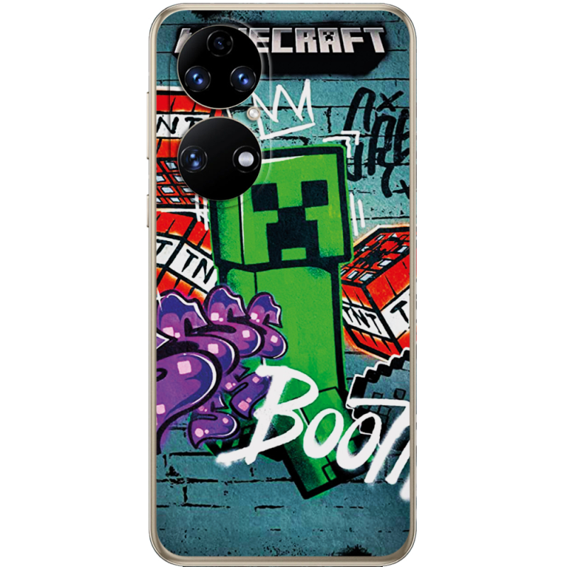 Чохол BoxFace Huawei P50 Minecraft Graffiti