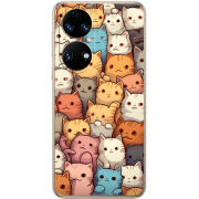 Чохол BoxFace Huawei P50 Котики муркотики